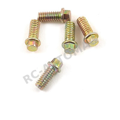 Винты для бэдлоков RCTurn (#RTCW01002X) Outer Hex Screw for Beadlock Crawler Wheels with simple nut tool M2.0x5