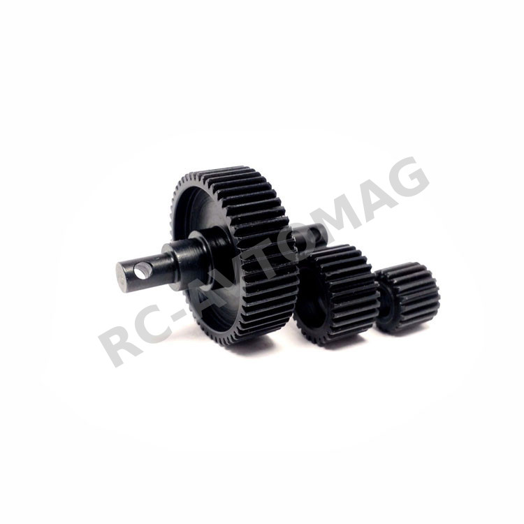 Шестерни RCTurn (#RTUP07021) Hardened Transmission 3-Gear Set  Axial SCX10 II