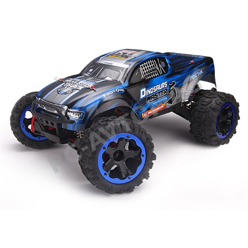 Радиоуправляемая модель монстра RemoHobby (#8035) 1/8-Scale Electric 4WD 2.4GHZ RC Off-Road Brushless Monster Truck Dinosaurs Master