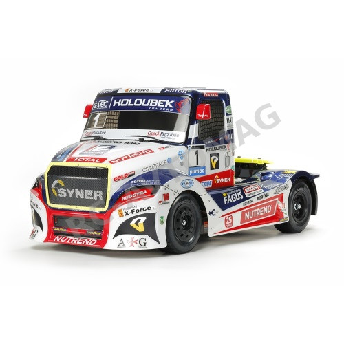 Радиоуправляемый грузовик Tamiya (#58661) TT01E Buggyra Racing Fat Fox 1/14