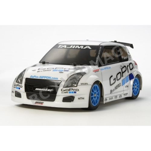 Радиоуправляемая шоссейная модель Tamiya (#58581) GoPro Monster Super Sport Swift FWD Kit