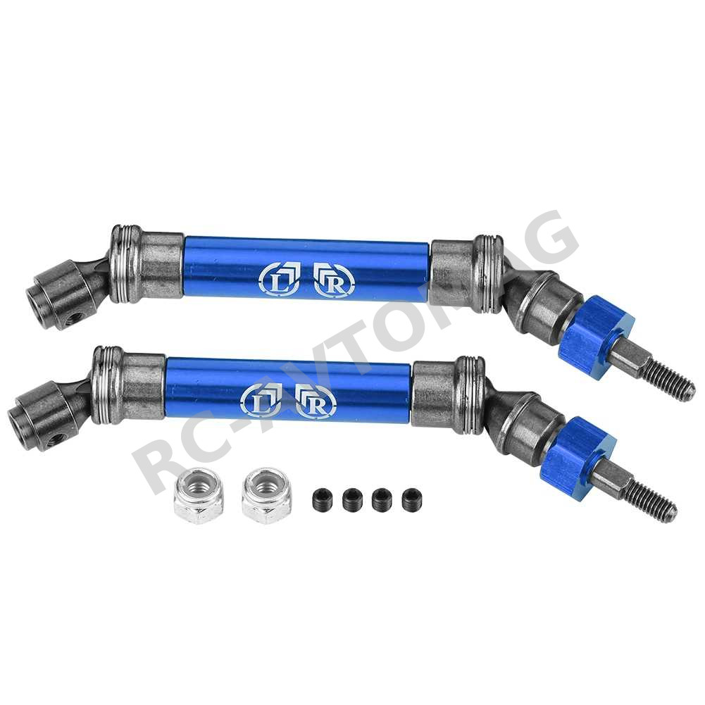 Вал привода RCTurn (#SCT020A4) Metal Front Axle Set - Gold for TRAXXAS SLASH 4X4 Lightweight Metal CV Splined Drive Shaft 2 pcs/set