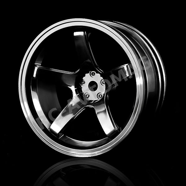 Диски Austar Hobby (#BX-4036) Silver 6 Spokes Wheel (+6) (4P)