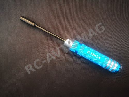 Балонник RCTurn (#RTT11023C) Box7.0 Blue Classic Nut Drivers Set - Black Head