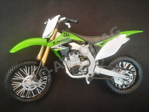 Мотоцикл модель масштабная RC Turn (#RTSC07B1) Motorbike Kawasaki KX 450F 1/12 RC 180*65*100mm
