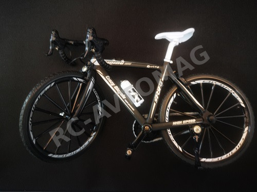 Велосипед модель масштабная RC Turn (#RTSC07A3) Gravel Bike 1/18 RC 200*75*130mm - Black