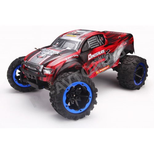 Радиоуправляемая модель монстра RemoHobby (#8032) 1/8-Scale Electric 4WD 2.4GHZ RC Off-Road Monster Truck Dinosaurs Master
