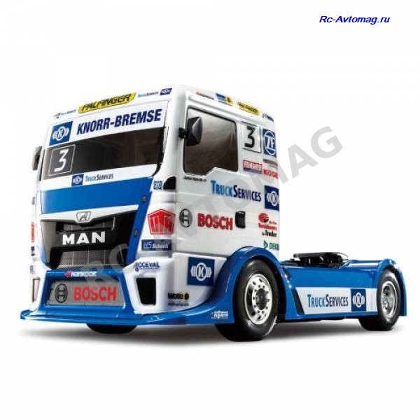 Радиоуправляемый грузовик Tamiya (#58632) TT01 TYPE-E THR MAN TGS 1/14