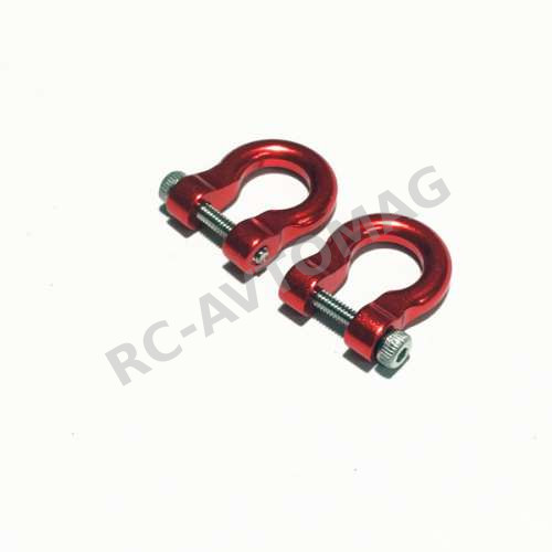 Карабин RC Turn (#RTEL01030) Tow Shackle for 1/10 Crawler - Red (4pcs)
