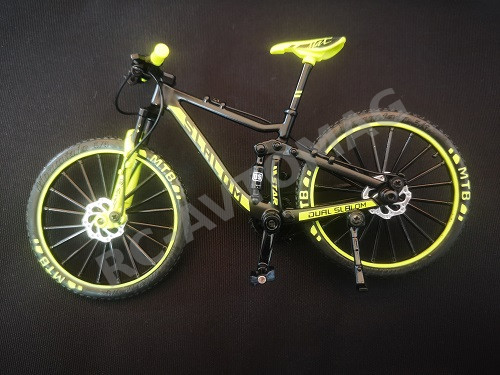 Велосипед модель масштабная RC Turn (#RTSC07C1) Mountain Bike 1/12 RC 200*75*130mm - Red