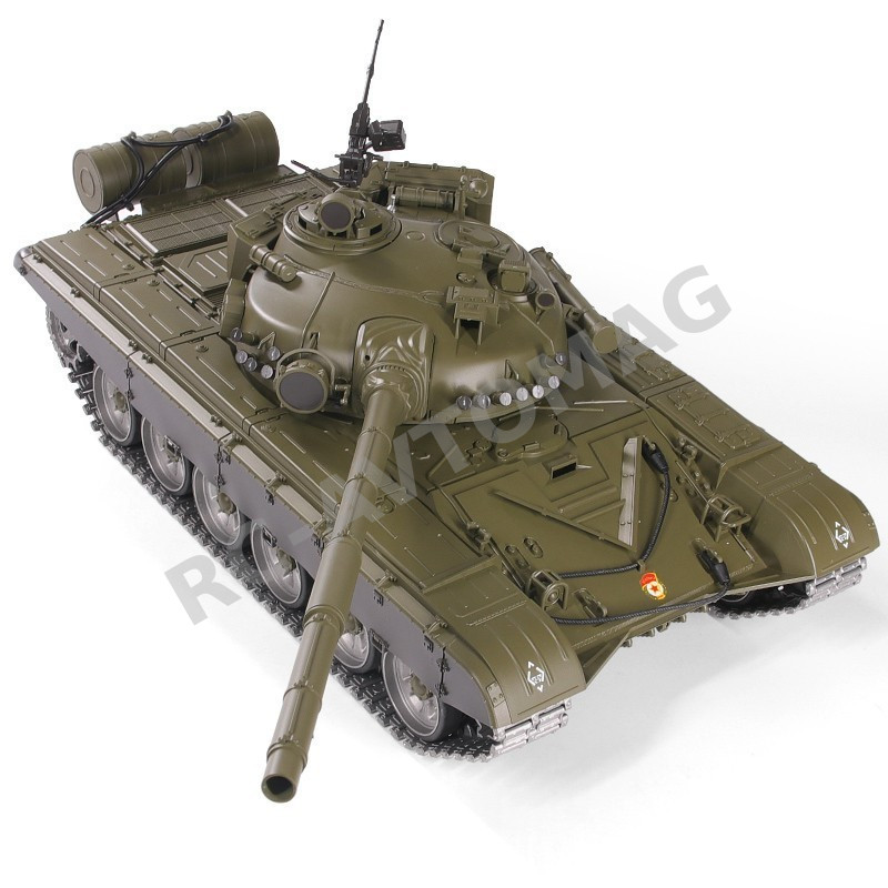 Радиоуправляемый танк Heng Long (#HL3939-1) Russian T-72 RC Main Battle Tank с эффектами звука и дыма 1:16