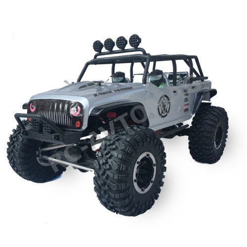 Радиоуправляемый краулер RemoHobby (#1073-SJ) 1/10 Scale Electric 4WD 2.4GHZ RC Off-Road Brushed Rock Crawler Open-Topped Jeeps 4WD