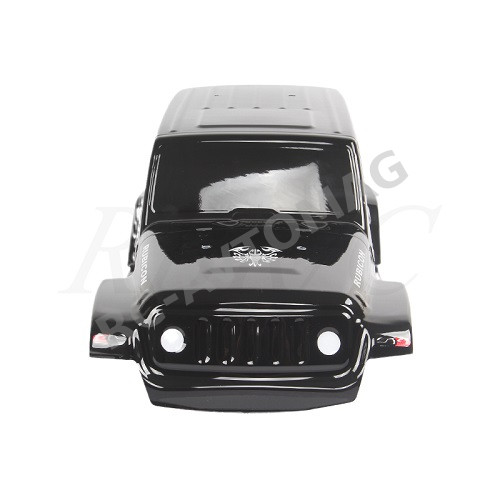 Кузов RС4x4 (#RubiconBlack)  313mm PVC Кузов окрашенный 1/10
