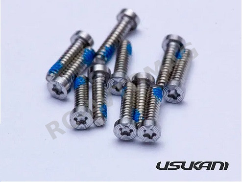 Винты декоративные Usukani (#US88139) Extreme Exquisite Replica Screw For 1/10 Bodyshell/50pcs + Tool