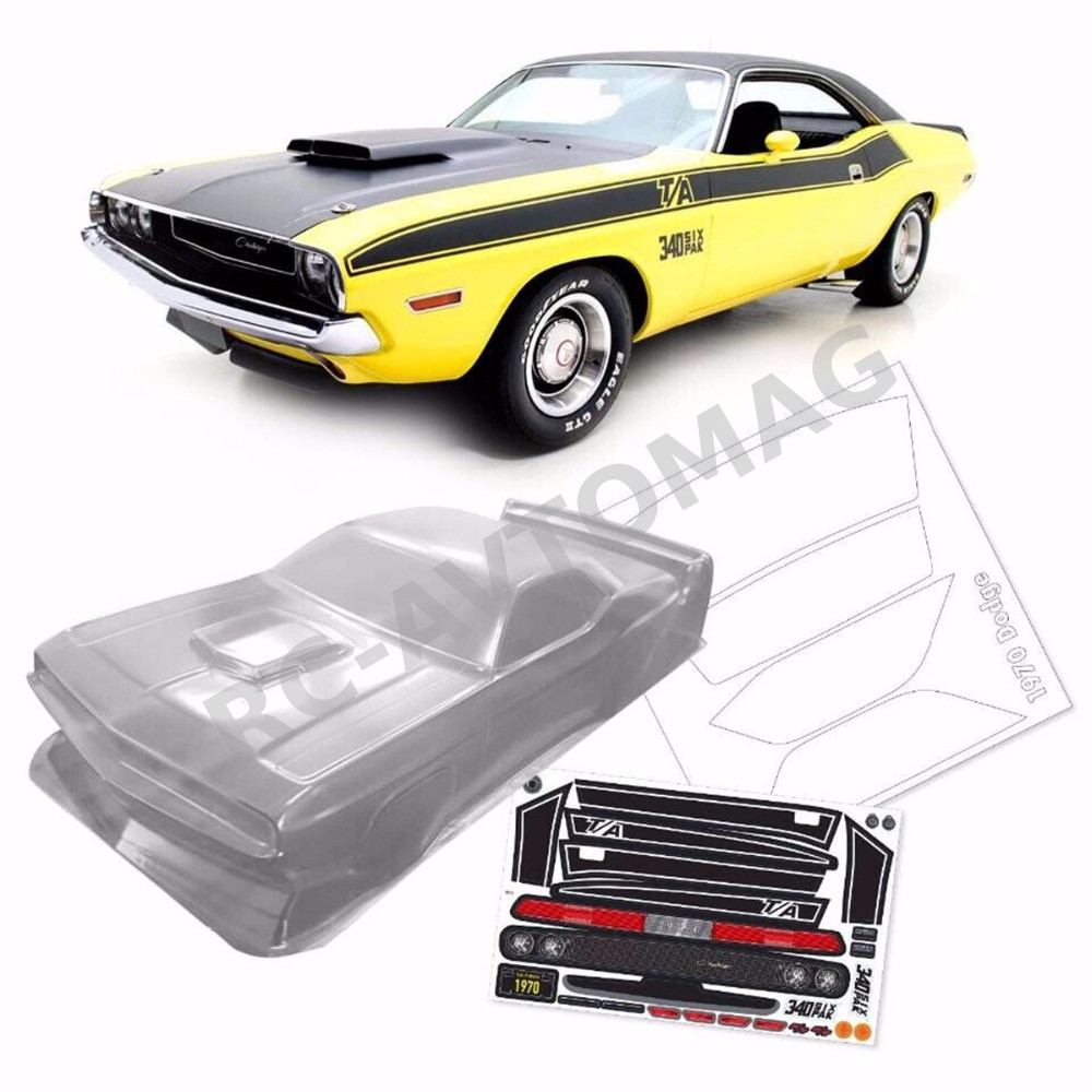 Кузов TeamC (#TC1970)  Dodge Challenger 200mm 1/10