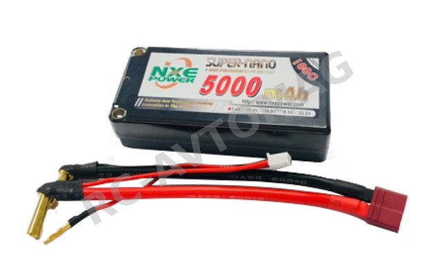 Аккумулятор Li-Po NXE (#NXEC5000/100-2S2PShorty Pack) 7.4V 5000mAh 100С
