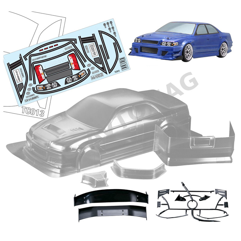 Кузов TeamC (#TC013) 1/10 Toyota Mark II Chaser, 195mm