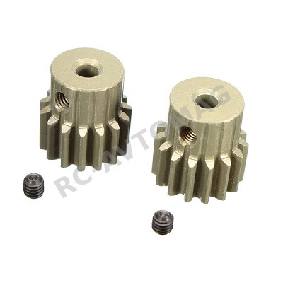 Пиньен RCTurn (#RTG01D13T) Aluminum 7075 Hard Coated 32DP Motor Pinions Gear - Ti Gold