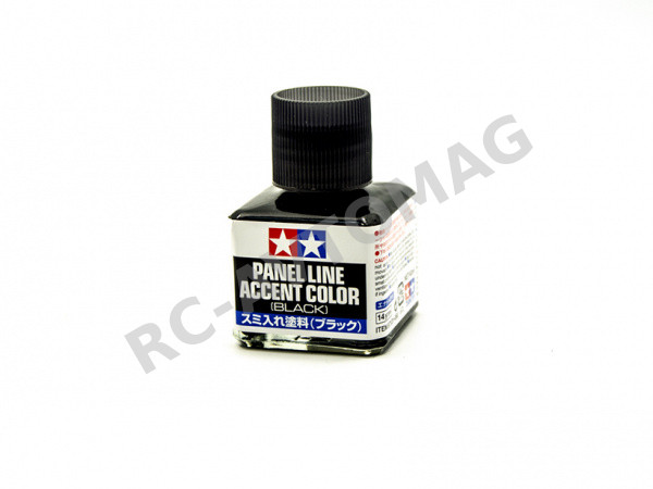 Краска для финальной отделки модели (черная) Tamiya (#87131) Panel Line Accent Color (Black)