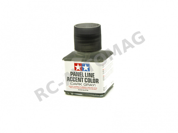 Краска для финальной отделки модели (серая) Tamiya (#87199) Panel Line Accent Color (Dark Gray)