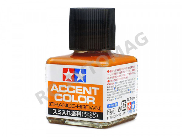 Краска для финальной отделки модели (оранжево-коричневая) Tamiya (#87209) Accent Color (Orange-Brown)