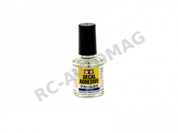 Клей для декалей, с кисточкой Tamiya (#87176) Decal Adhesive