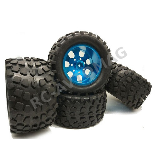 Колёса внедорожные HSP (#ST88035B) Wheels 7 Spoke Black 4 pcs