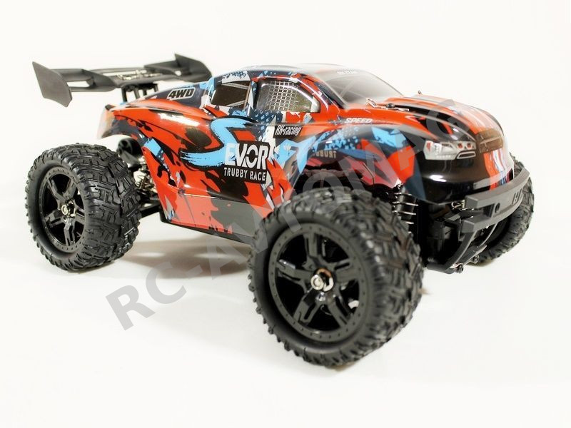 Радиоуправляемая модель трагги RemoHobby (#1665) 1/16 Scale Electric 4WD 2.4GHZ RC Off-Road Brushless Monster Truck  S-EVOR