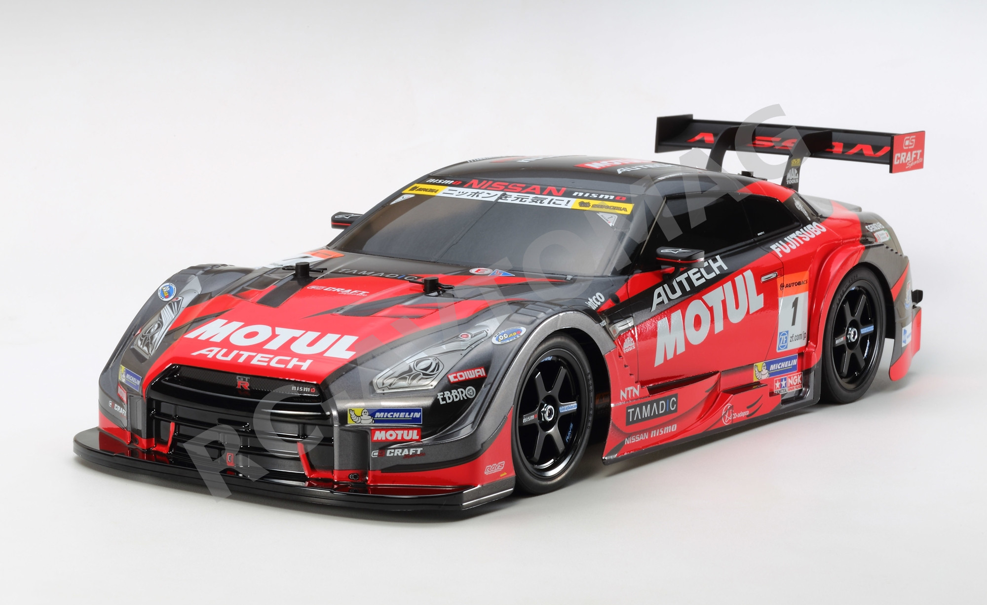 Радиоуправляемая шоссейная модель Tamiya (#58625) 1/10  TT02 1/10 Motul Autech GTR R35