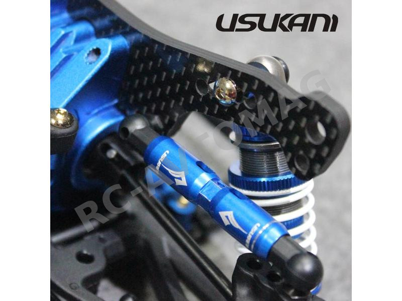 Талреп из алюминиевой трубки  Usukani (#US88025-YB) Aluminium Tube Type Turnbuckle 27mm - Yok Blue (2pcs)