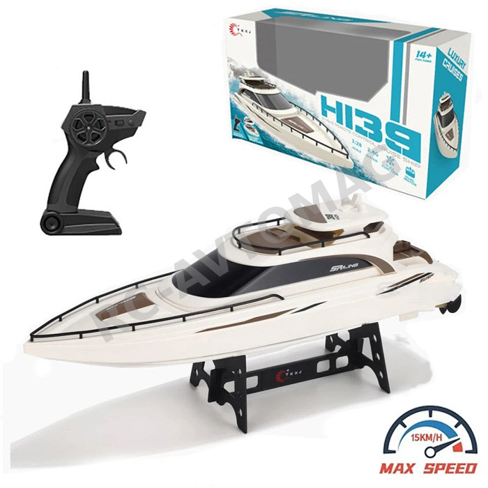 Радиоуправляемая лодка High-speed (#H139) Remote control rowing Racing Boat 2.4G