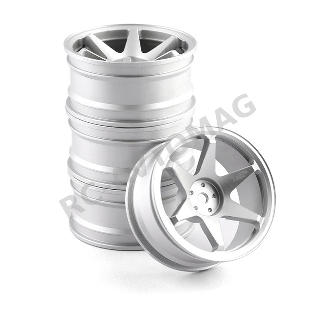 Диски HSP (#FR07W) White 6 Spokes Wheel 26mm (+5) 4 шт.