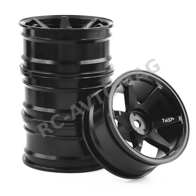 Диски HSP (#FR07B) Black 6 Spokes Wheel 26mm (+5) 4 шт.