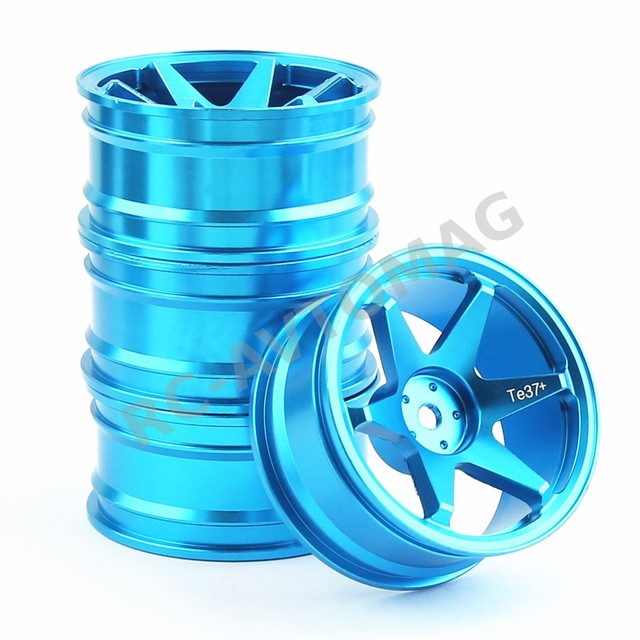 Диски HSP (#FR07BL) Blue 6 Spokes Wheel 26mm (+5) 4 шт.