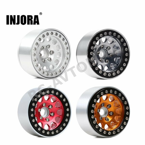 Диски бедлоки RC Turn (#RTCW01904) 1.9" Aluminum Beadlock Crawler Wheels 4pcs - Black