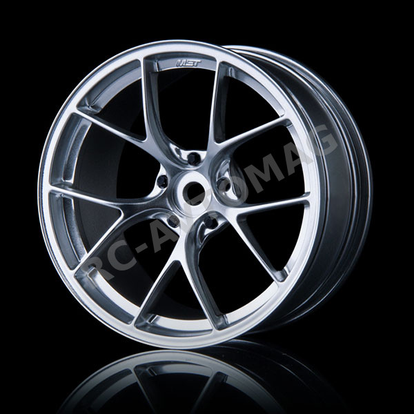 Диски MST (#102055FS) Flat silver RID wheel (+3) (4)