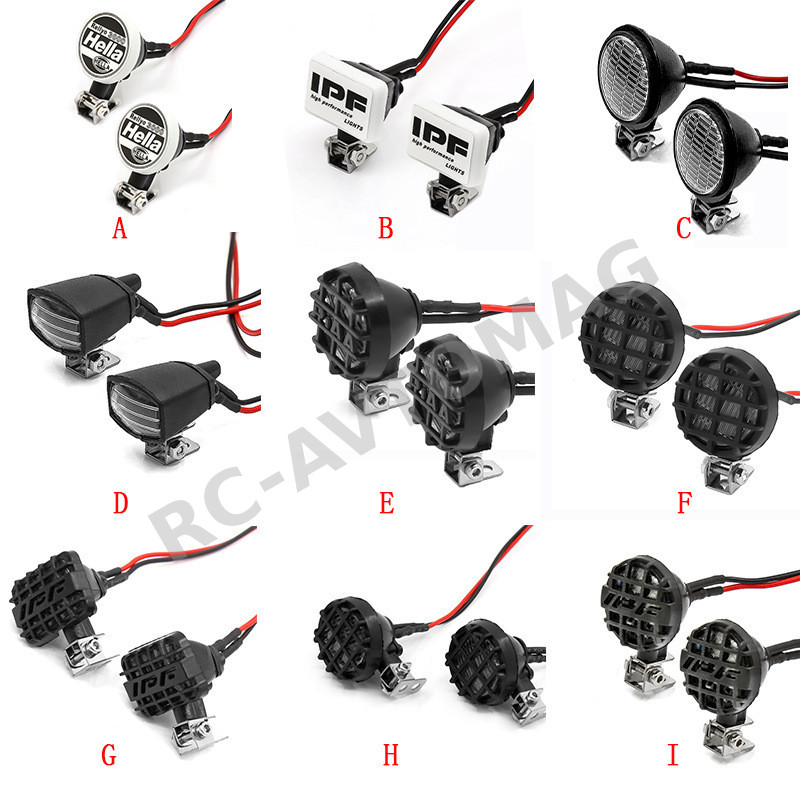 Сонары RGT (#R0248B) Body Accessories - Truck Light Set 1/10 SCX10 TRX4