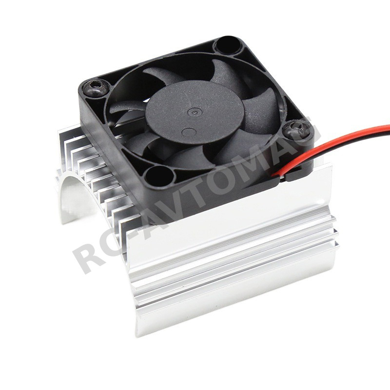 Радиатор c вентилятором RC4X4 (#RCMM05) Metal Heat Sink for 40mm Motor with 40x40mm