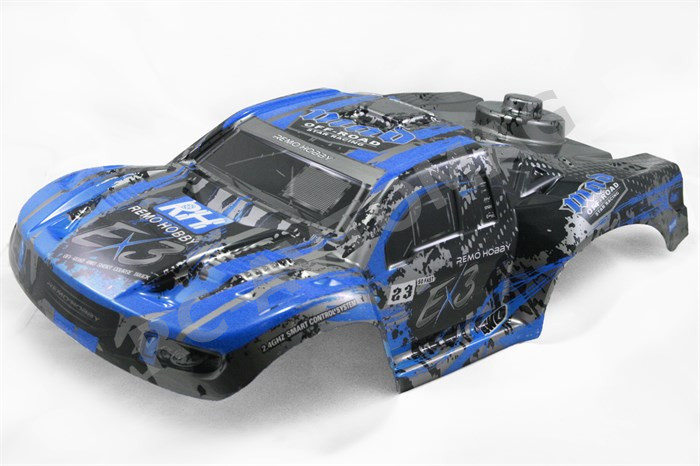 Кузов Remo Hobby (D2913) Blue Short Coursec Car Body Shell EX3