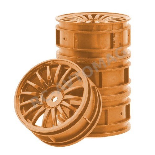 Диски RC-Avtomag (#AV-709OR) Alloy 1/10 on Road Drift Car Wheel Rims 52*26mm
