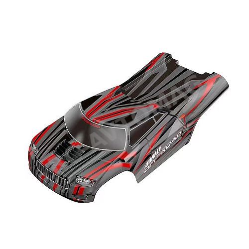 Кузов MJX (#MJX-1601F) Red monster track body shell 1/16