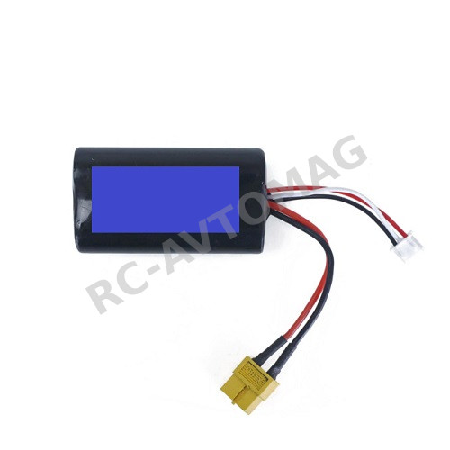 Аккумулятор Li-ion HUAYPG (#7.4V18650/3000XT60+XH3) 7.4 3000Mah 10C Connector XT60