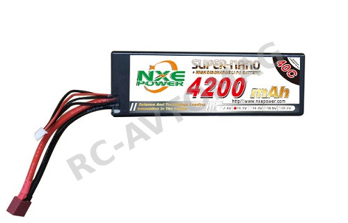 Аккумулятор Li-Po NXE (#NXEC4200/40-3S2P) 11.1V 4200mAh 40С