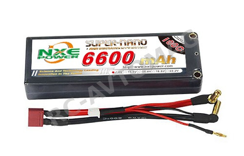 Аккумулятор Li-Po NXE (#NXEC6600/100-2S2P) 7.4V 6600mAh 100С