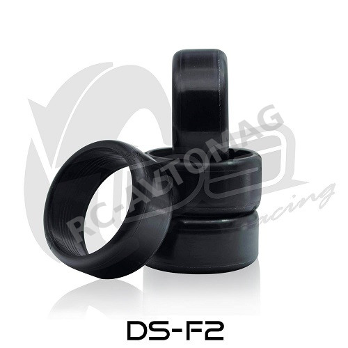 Шины дрифт DS RACING (#DS-F2) Drift Black Tire Set  0* 4 pcs