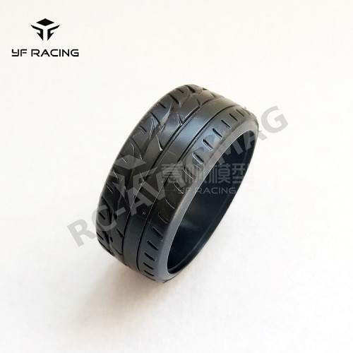 Шины дрифт YFRacing (#9117) Drift Black Tire Set, 0* 4 pcs