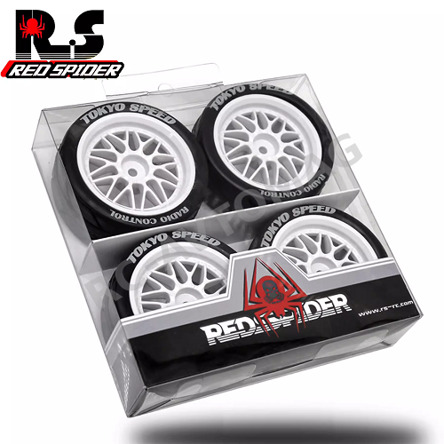 Колёса шоссейные RedSpider (#RSFW06W) Wheels 10 Spoke Black 4 pcs