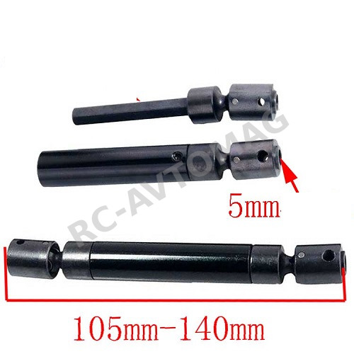 Кардан телескопический RCW8 (#CVD105-140mm) Aluminum Universal Driven Dogbone for 1/10
