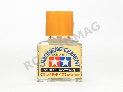 Клей с кисточкой Tamiya (#87134) Tamiya Extra Thin Cement (Limonene)