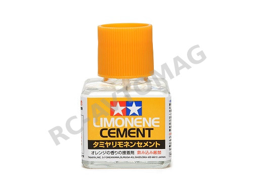 Клей с кисточкой Tamiya (#87113) Tamiya Cement (limonene)